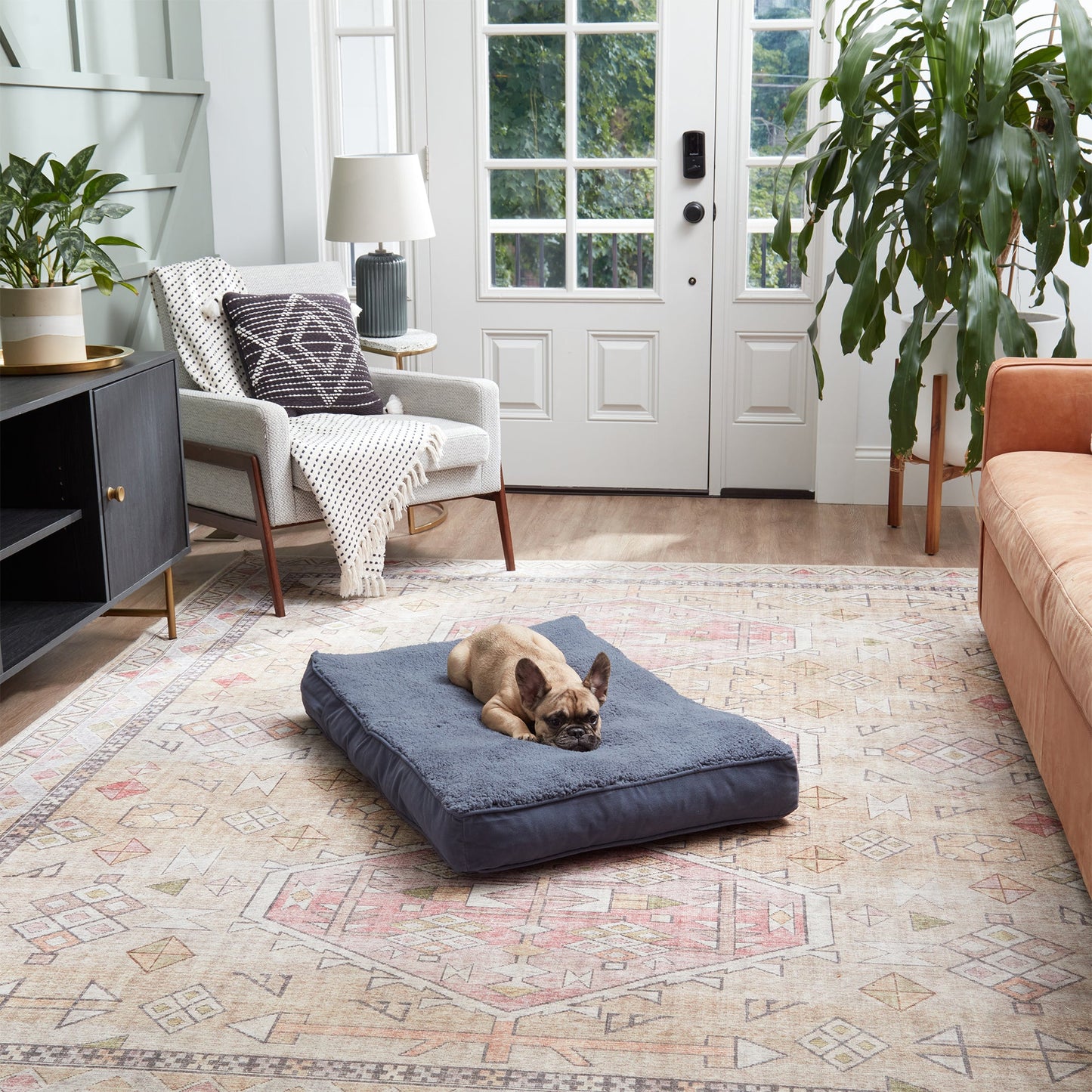 Daisy Rectangle Supportive Dog Bed