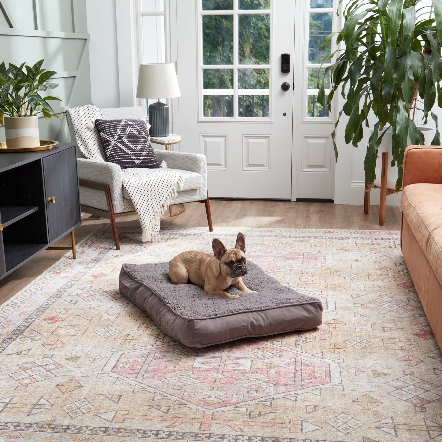 Daisy Rectangle Supportive Dog Bed