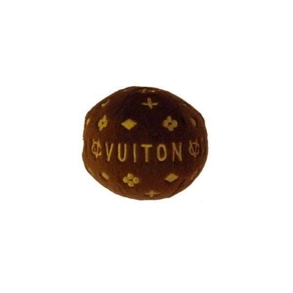 Chewy Vuiton Ball Dog Toy
